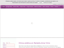 Tablet Screenshot of amarclinic.es